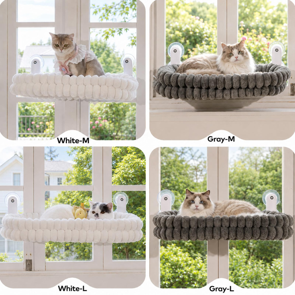 Cloud Cat Window Perch For Indoor Cats Hammock Bed Foldable