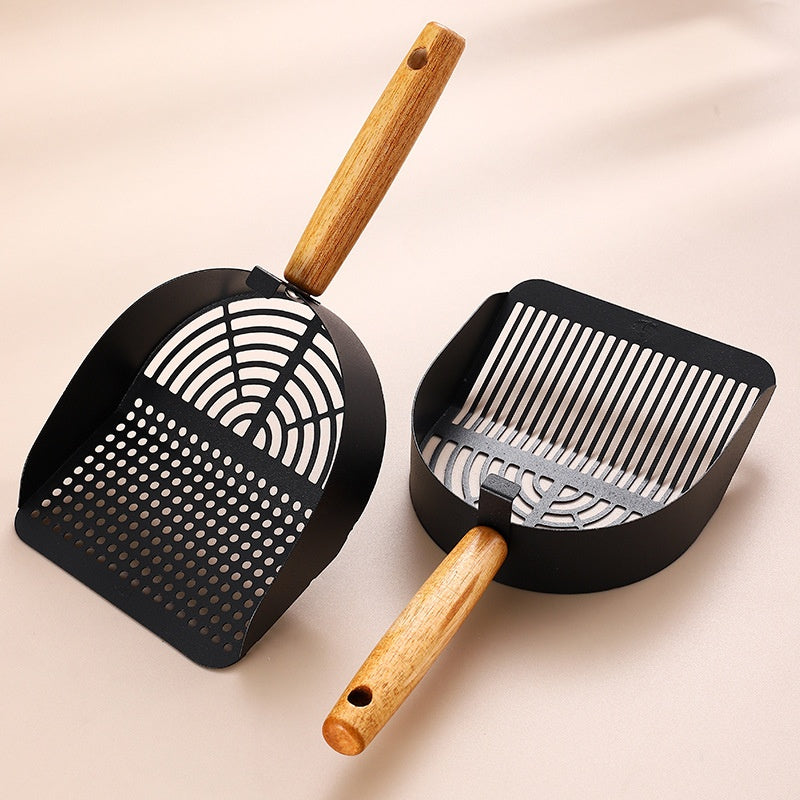 Simple Household Stainless Steel Cat Litter Scoop