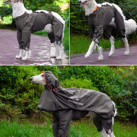 Pet Four-legged Raincoat Medium Large Dog Waterproof Poncho