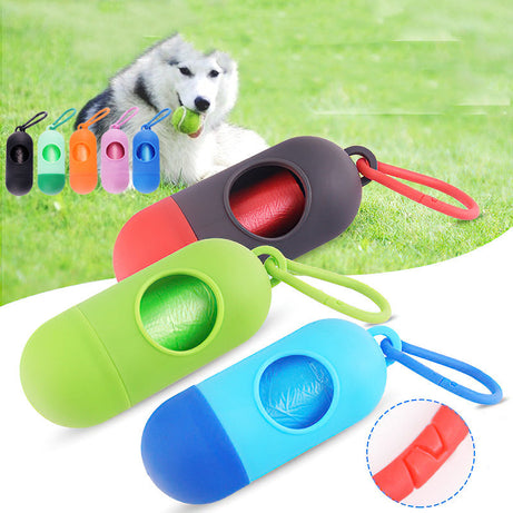 Dog Poop Bags Holder Pet Waste Bag Dispenser Doggy With Hook