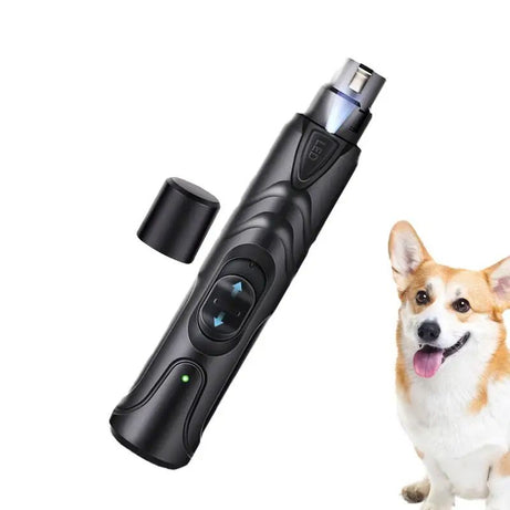 Lighted Dog Nail Clippers 2-speed Rechargeable Grinder Painless