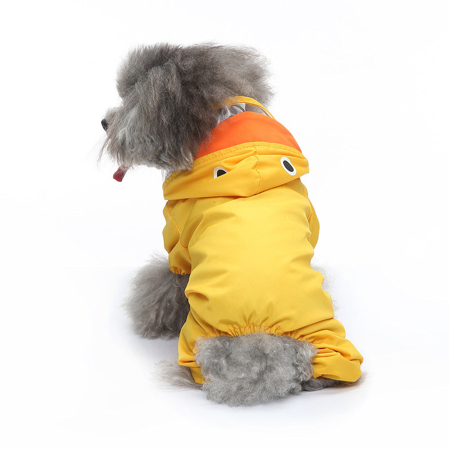 Pet Sound Dog Raincoat Four-legged Reflective Pattern Four Seasons