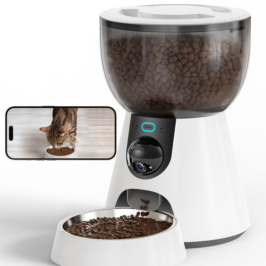 Automatic Cat Feeder With Camera 1080p Hd Video Night Vision 5g