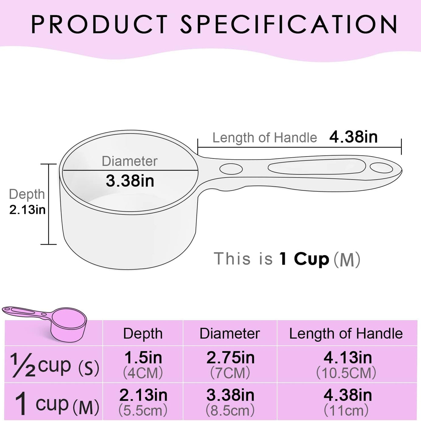 Dog Food Scoop For Container Measuring For Dogs Cats Birds