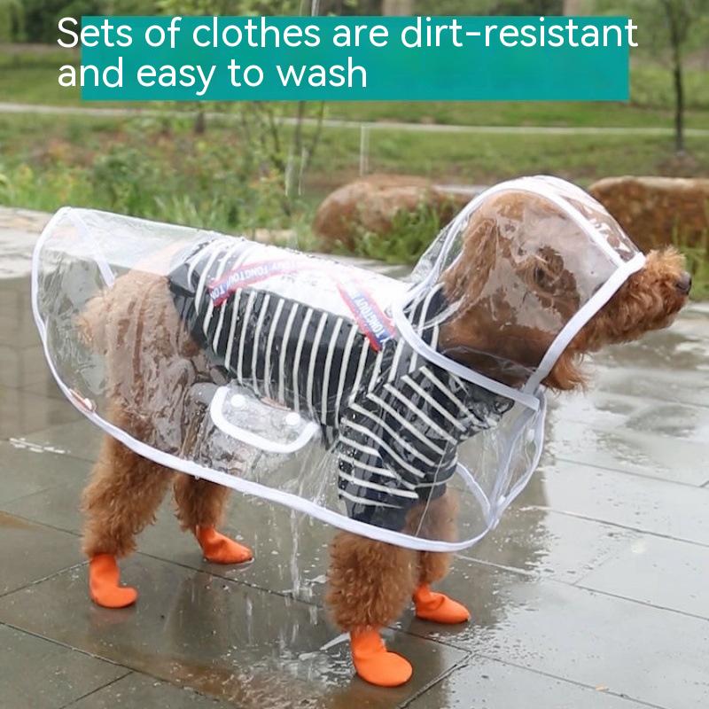 Pet Raincoat Dog Small