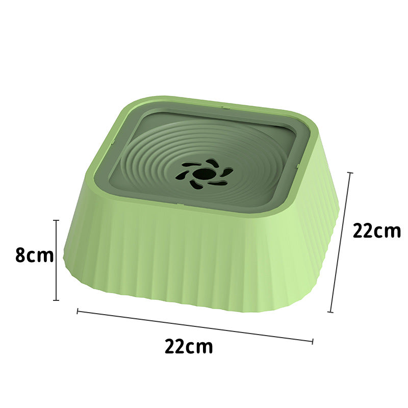 Pets Dog Cat Bowl Floating Water Drinker Not Wet Mouth Splash