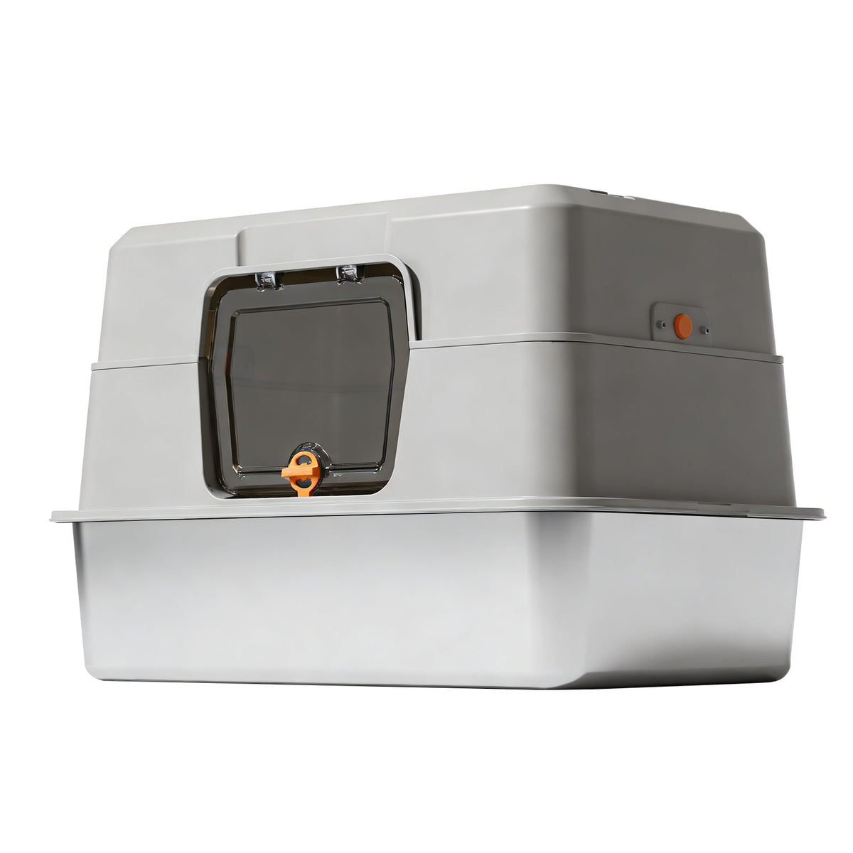 Only Self Pickup---fully Enclosed Stainless Steel Cat Litter Box