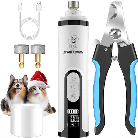 Pet Nail Grinder Highpower LED Dualightwith Bloodline Detection