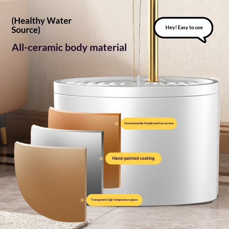 Household Cat Automatic Circulating Water Fountain