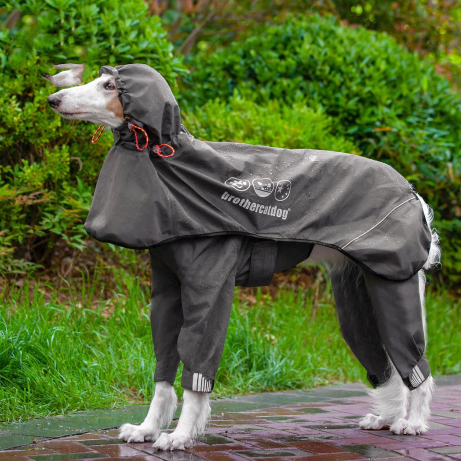 Adjustable Dog Raincoat All-inclusive Medium Large Adhesive