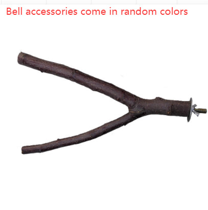 Bird Standing Frame Rattan Ring Chewing Toy Cage