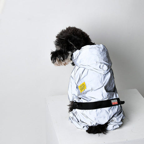 Pet Raincoat Reflective Night Walk