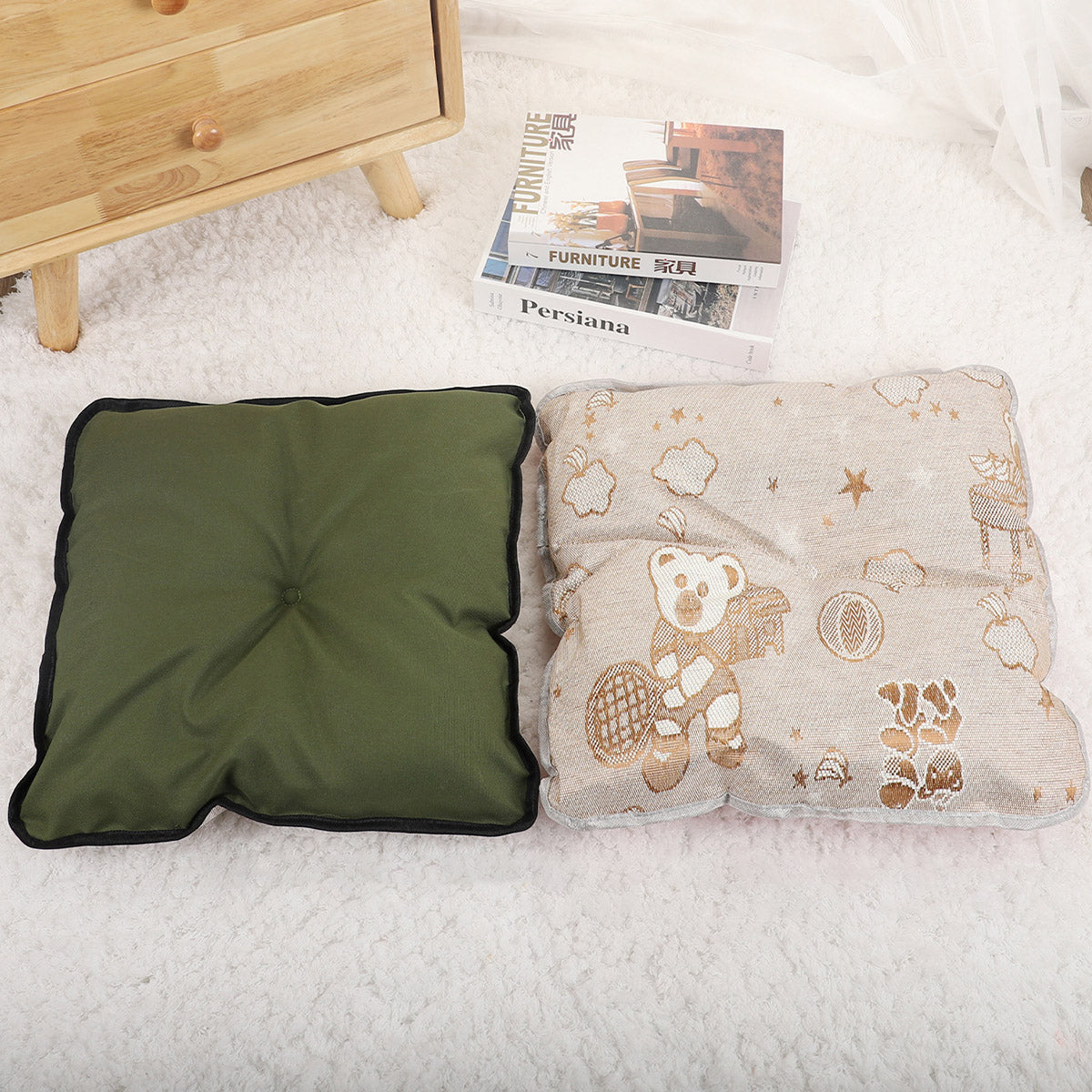 Cat Tent Bed With Removable Non-slip Soft Pad Portable Pet Cave