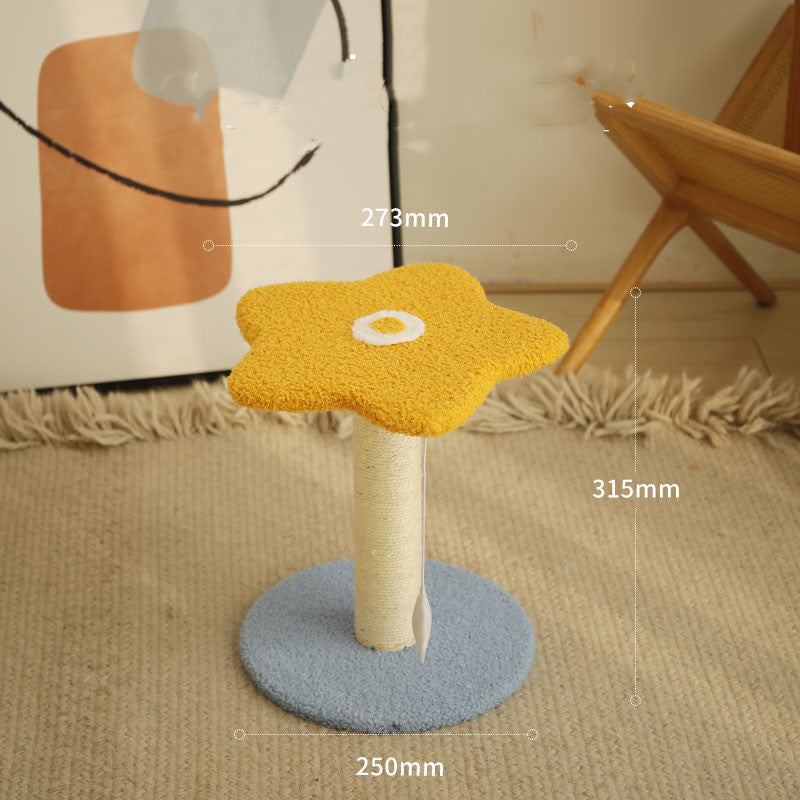 Kitten Cat Climbing Frame Small Scratching Post Sisal Board