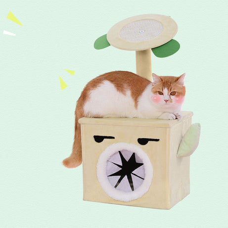Playable And Sleepy Cat New Product Grinding Claw Toy Scratching