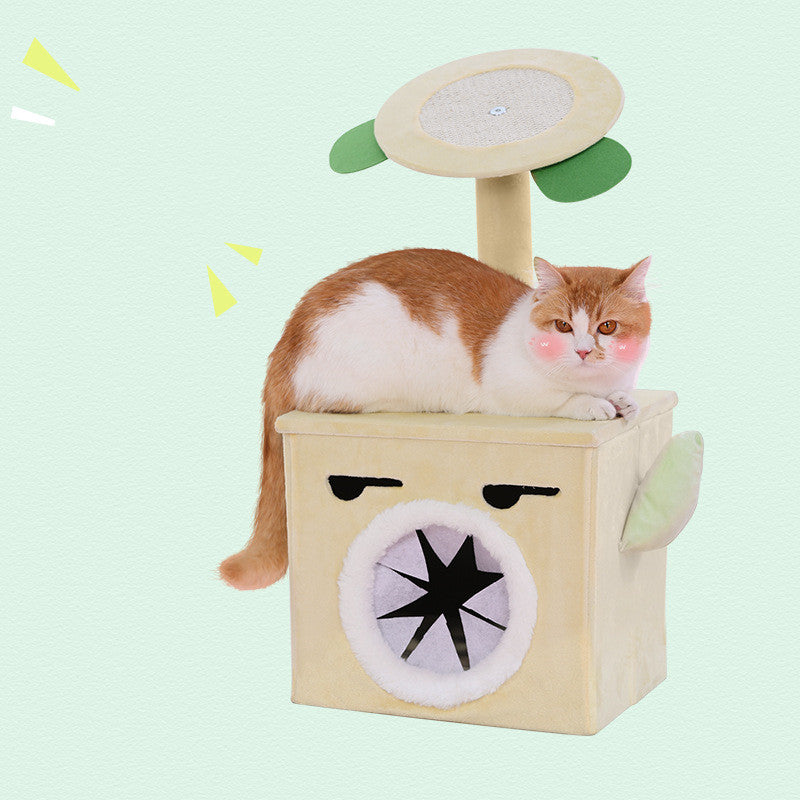 Playable And Sleepy Cat New Product Grinding Claw Toy Scratching