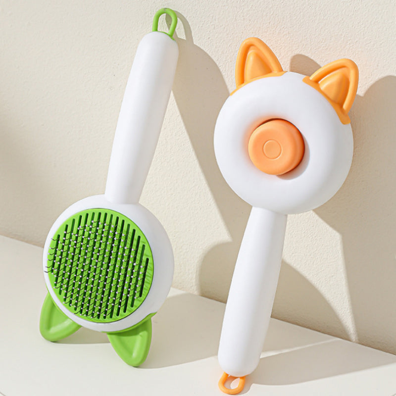 Pet Dog Brush Cat Comb Self Cleaning Pet Hair Remover For Dogs Cats