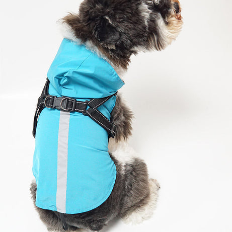 New Pet Raincoat Dog Poncho Cape Reflective Large Clothes Pet