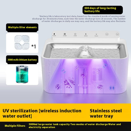 Cat Water Fountain Constant Temperature Heating Automatic