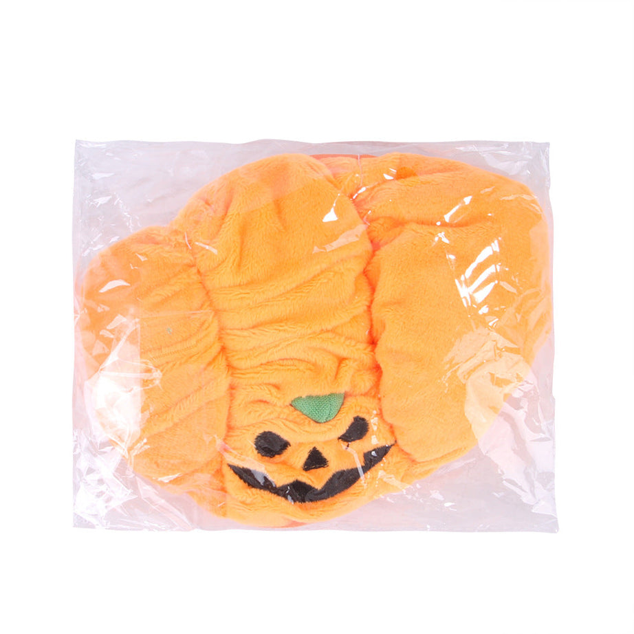 Cute Pet Hat Halloween Pumpkin Pet Dog Cat Dress Up Headdress Small