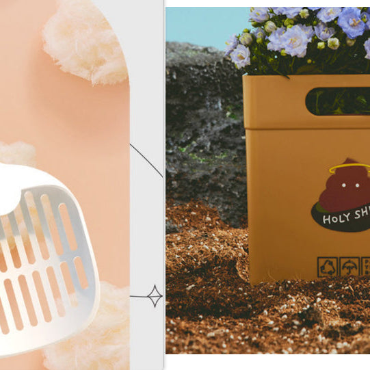 Cat Litter Scoop Storage Box Set