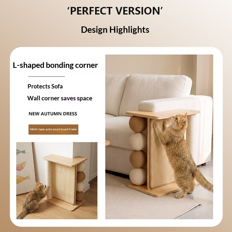 Cat Tree And Scratching Post Combo Durable And Chip-resistant Pet