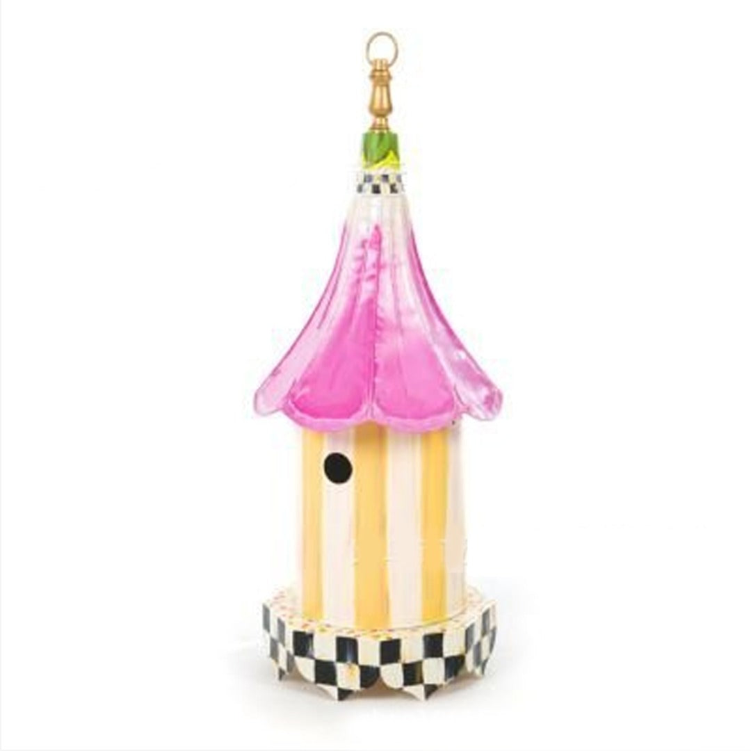 Metal Bird Feeder Creative Pattern Birdhouse Hanging Decor Garden