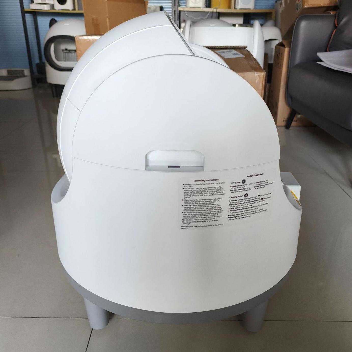 Fully Automatic Cat Litter Box With Large Space Intelligent Shovel