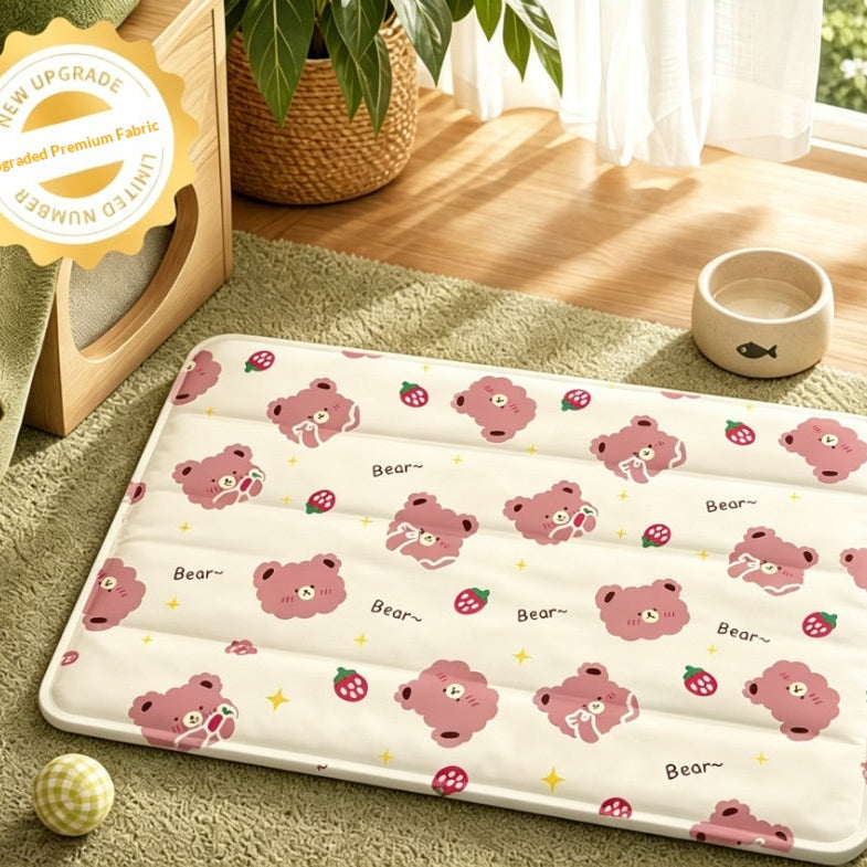 Pet Cooling Mat Dog Summer Cat Bed Sleeping Pad Ice