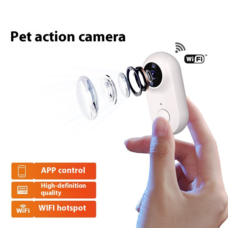 Hd Pet Thumb Camera Outdoor Sports Magnetic Mini