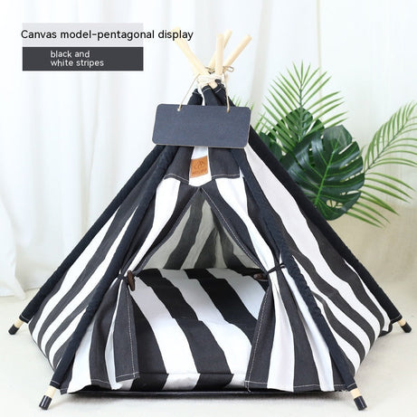 Pet Tent Cat House Removable And Washable Kennel Villa