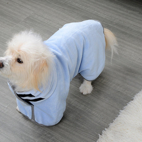 Quick-drying Pet Absorbent Towel Dog Bathrobe Pet Bath For Dogs