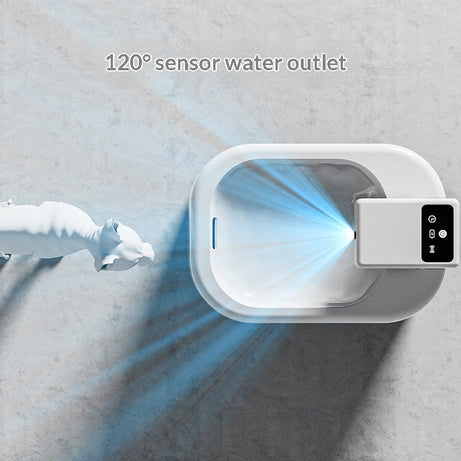 Cat Water Fountain With Smart Motion-sensing Dispensing And Quiet