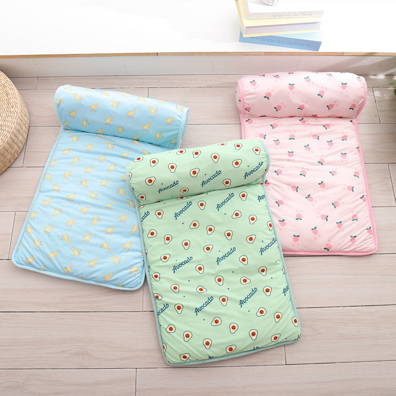 Cool Dog Mat Summer Pet Blanket Cooling Breathable Cat Bed Outdoor