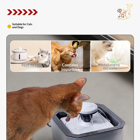 Quiet Smart Circulating Detachable Washable Pet Water Fountain