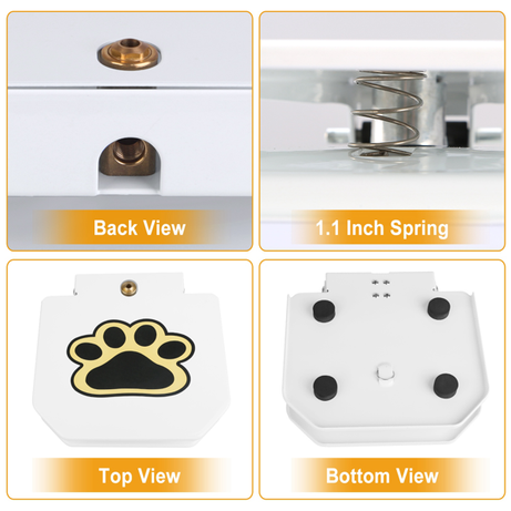 Dog Water Fountain Outdoor No Electricity Step-on Activated Pet