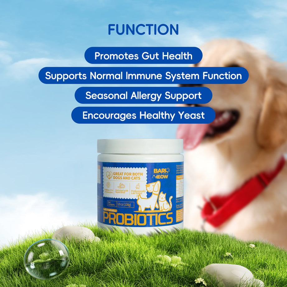 Bark And Meow Probiotics For Dogs Cats 7 Tailored Strains
