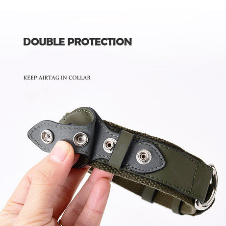 Airtag Pet Collar Tracker Protective Cover Leather
