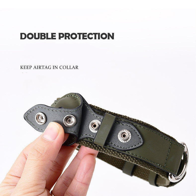 Airtag Pet Collar Tracker Protective Cover Leather