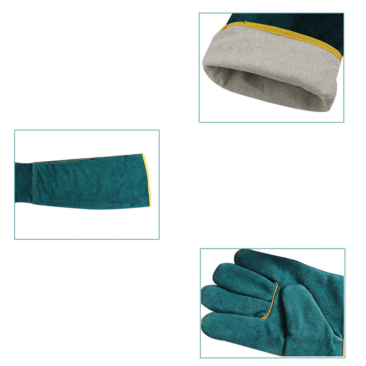 Multi-function Anti-bite Safety Gloves Ultra Long Leather Pets Grip