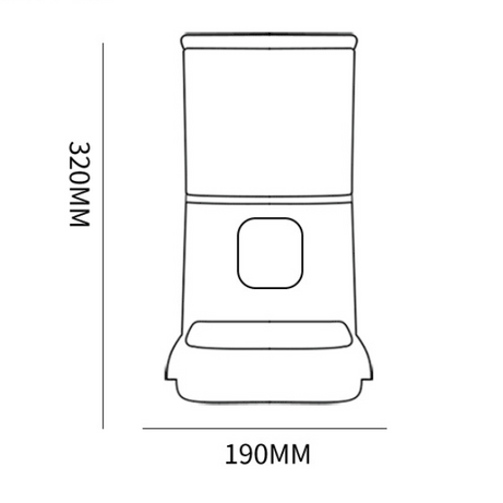 Pet Automatic Feeder Large Capacity Smart Voice Recorder App