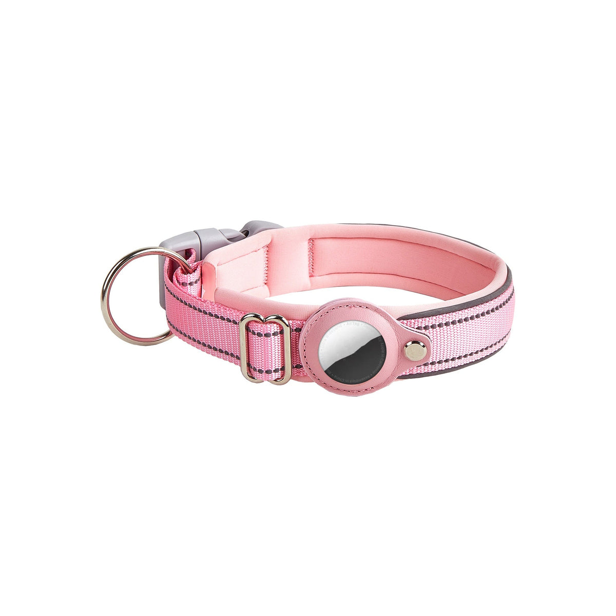 Original Airtag Case Leather Dog Cat Traction Collar For Airtags