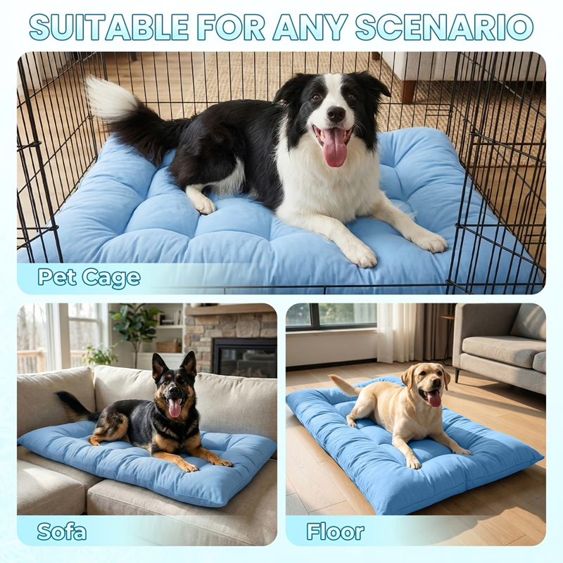 Extra-large Summer Cooling Mat Dog Sofa Bed Ultra-soft 8