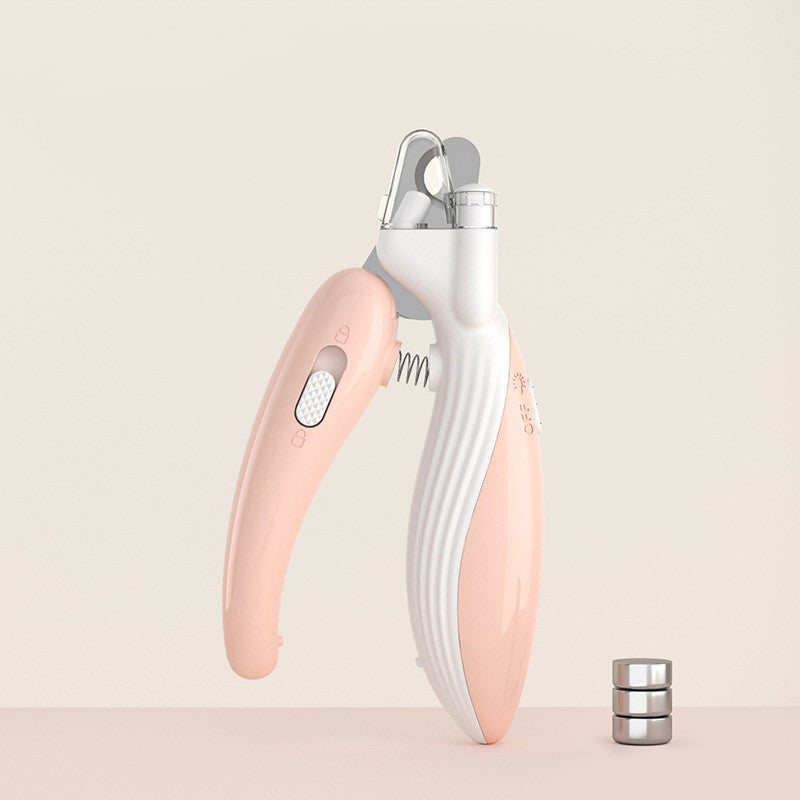 Pet Nail Clippers Dog Cat LED Electric Grinder Pet Supplies Light