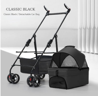 Pet Stroller For Dogs And Cats Lightweight And Foldable