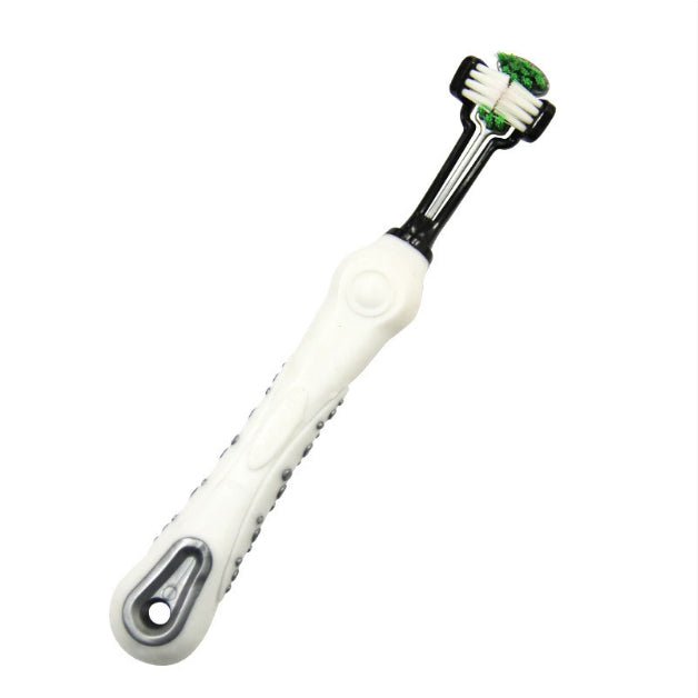 Pet Dental Supplies Fingers Double-headed Toothbrush Teeth Cleaning