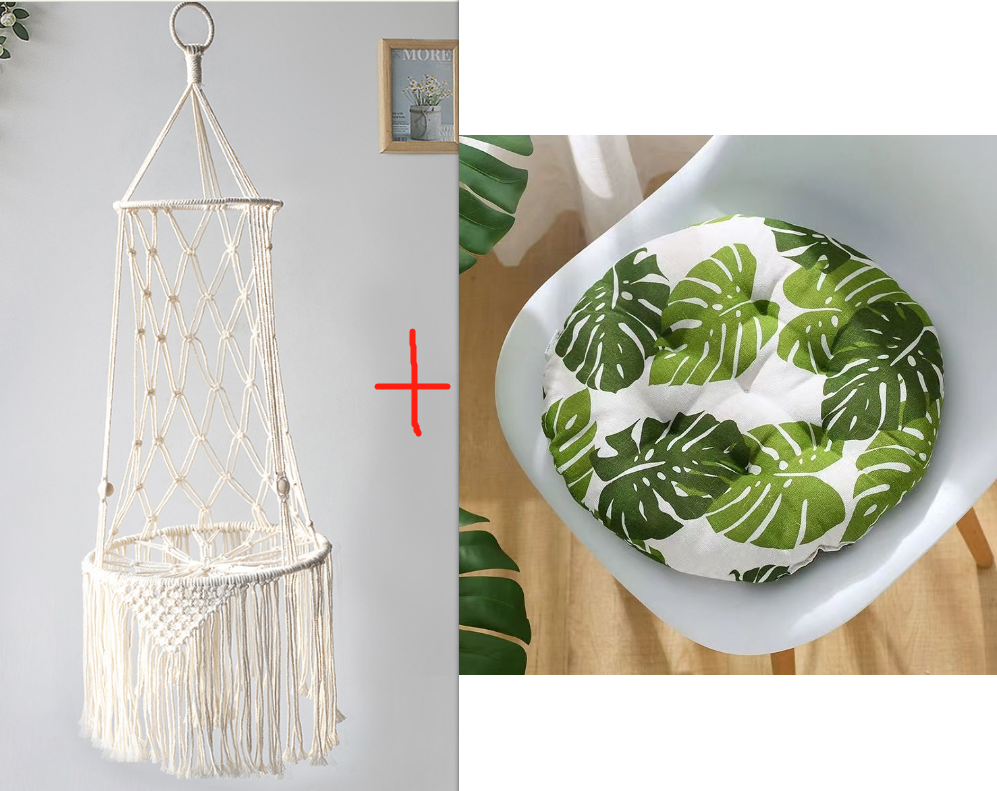 Macrame Hanging Pet Bed Cat Hammock Wall Bed-pet Gifts Swing