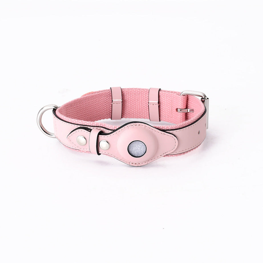 Airtag Pet Collar Tracker Protective Cover Leather