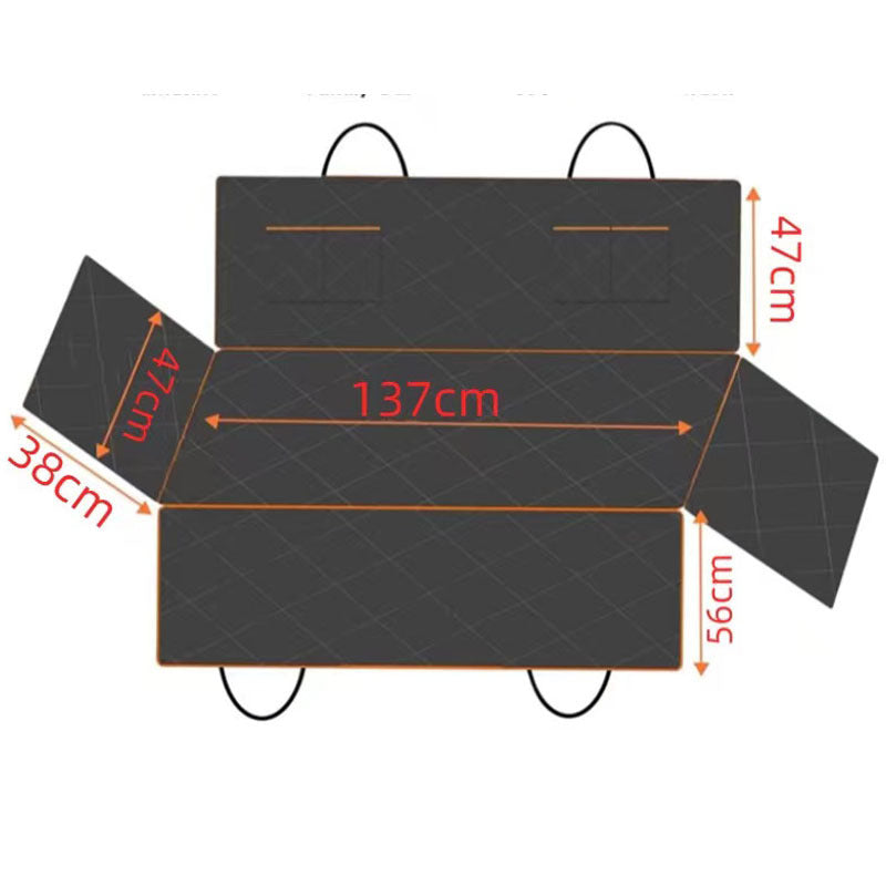 Oxford Cloth Car Pet Mat Rear Seat Anti-dirty