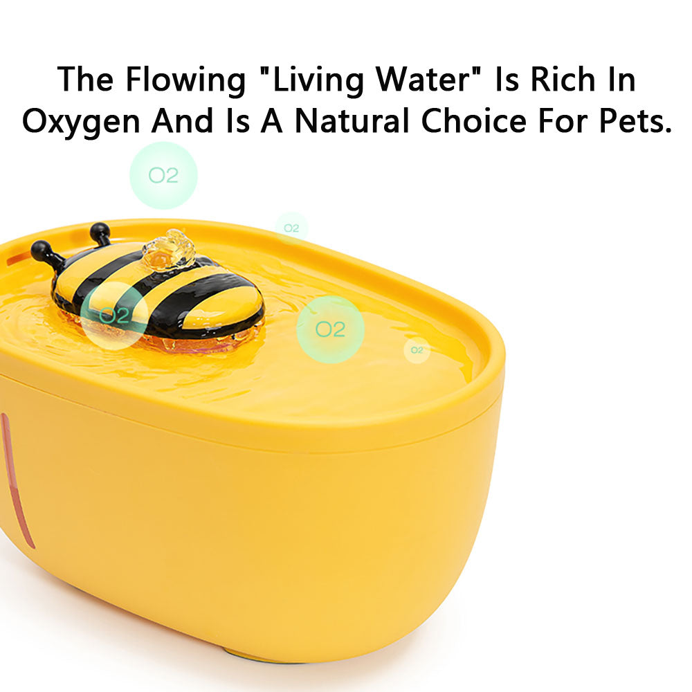 Cat Water Fountain Auto Filter USB Electric Mute Drinker Bowl